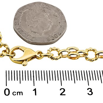 9ct gold 7.2g 8 inch Bracelet